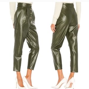 Marjorelle Army Green Vintage Style Pants